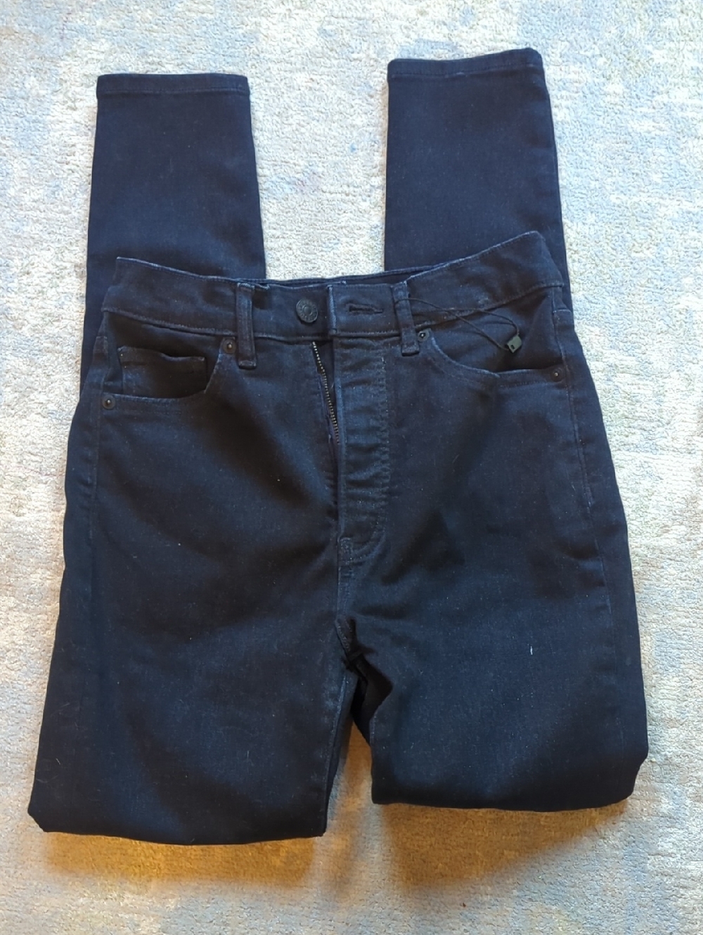 Express Dark Blue Skinny High Rise Jeans Size 4 regular NWOT